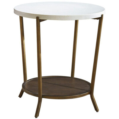 Playlist Round End Table