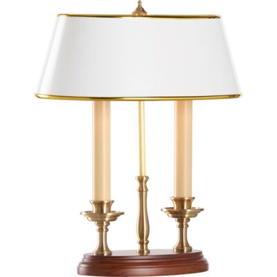 Twin Candle Desk Lamp