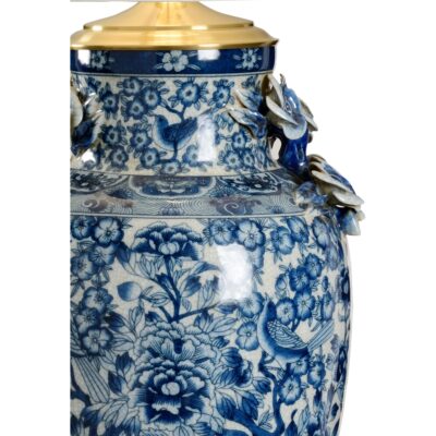 Alternative view of Flowers Overflowing Lamp