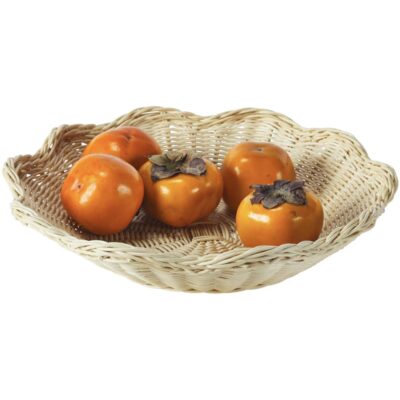 Alternative view of Wavy Wicker Tray