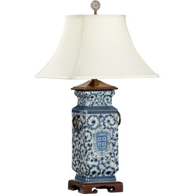 Blue And White Heralds Lamp