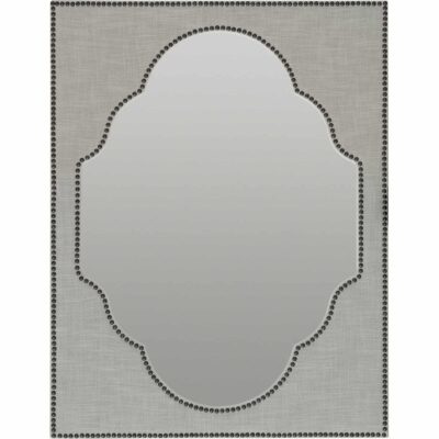 Boheme Nourmand Linen Wrapped Mirror