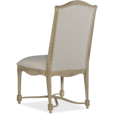 Alternative view of Ciao Bella Upholstered Back Side Chair- Natural