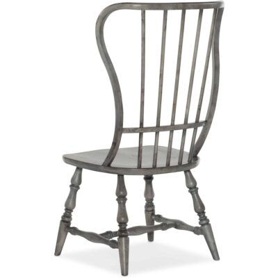 Alternative view of Ciao Bella Spindle Back Side Chair- Speckled Gray