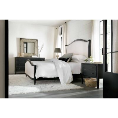 Alternative view of Ciao Bella Cal King Upholstered Bed- Black