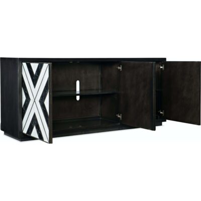 Alternative view of Sanctuary Noir Et Blanc Entertainment Console