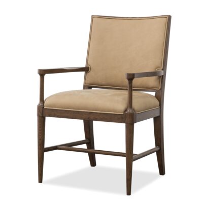 Alternative view of Cashiers Arm Leather Chair