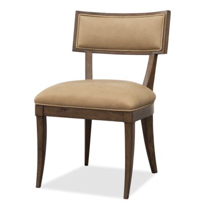 Alternative view of Cashiers Klismos Leather Chair