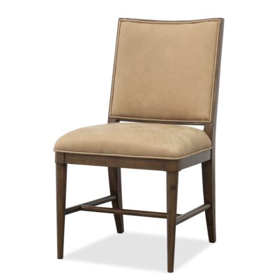 Alternative view of Cashiers Dining Side Leather Chair