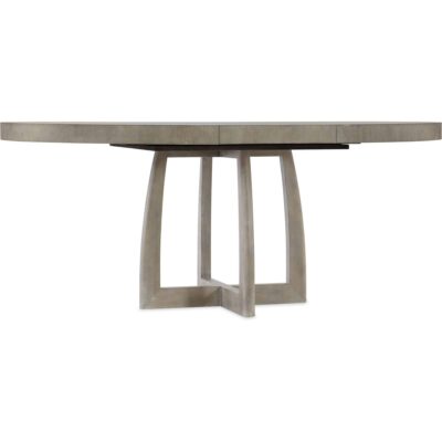 Alternative view of Affinity 48in Round Pedestal Dining Table with 1-18in Leaf