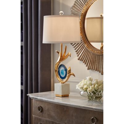 Alternative view of Zulli Lamp - Blue/Gold