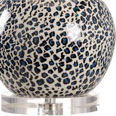 Alternative view of Snow Leopard Lamp - Blue
