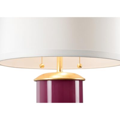 Alternative view of Savannah Lamp - Fuchsia