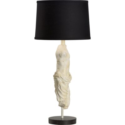 Alternative view of Roman Emperor Statue Lamp
