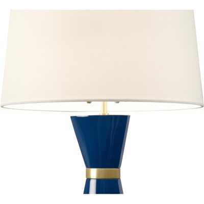 Alternative view of Zuri Table Lamp - Blue