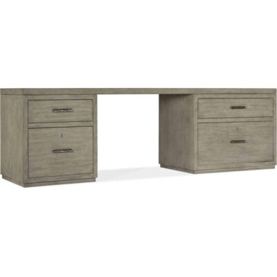 Linville Falls Desk - 96in Top-Small File and Lateral File