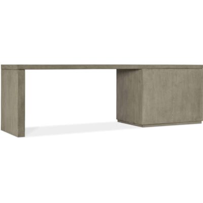 Alternative view of Linville Falls Desk - 96in Top-Open Desk Cabinet and 1 Leg