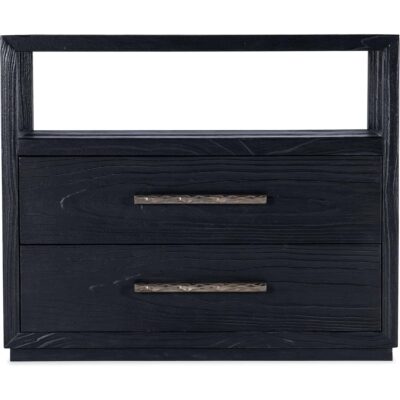 Alternative view of Linville Falls Shou Sugi Ban Two Drawer Nightstand