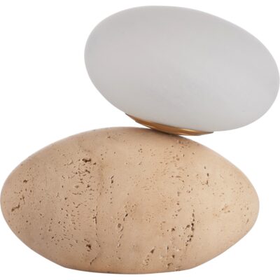 Alternative view of Aruna Lamp - Travertine