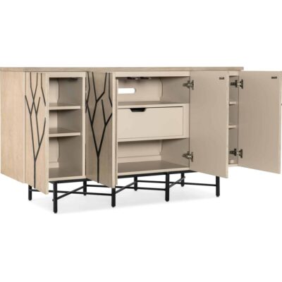 Alternative view of Melange Branched Four Door Entertainment Credenza