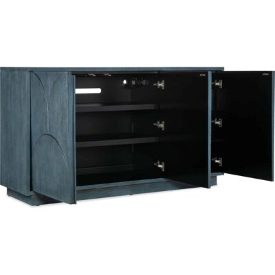 Alternative view of Melange Round Valley Three Door Entertainment Credenza