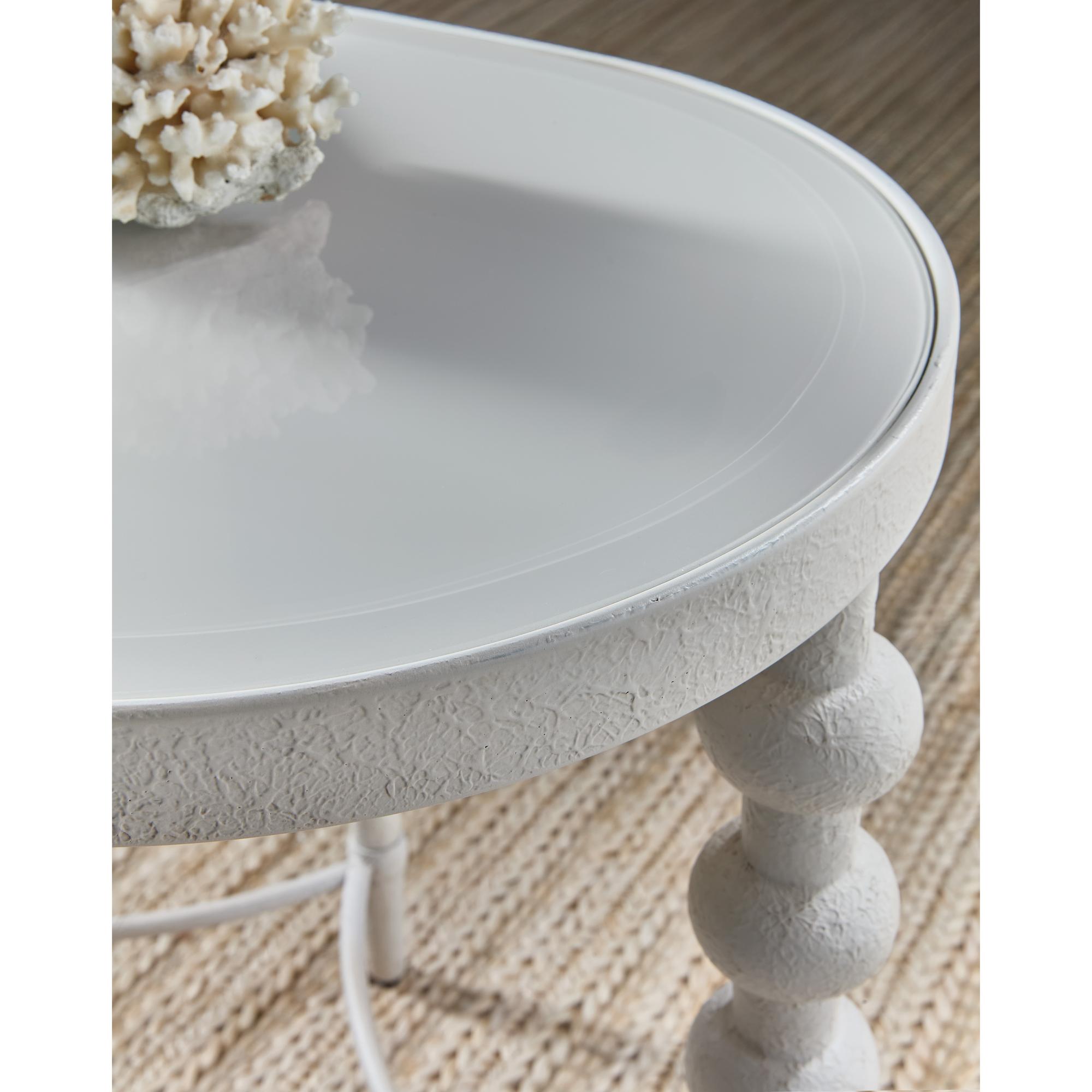 Melange On the Bright Side Oval End Table 5 Melange On the Bright Side Oval End Table - Image 5