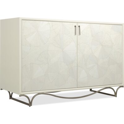 Melange White Lotus Hall Chest