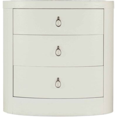 Alternative view of Serenity Wavecrest Oval Nightstand