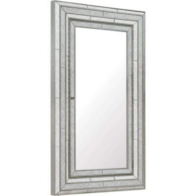 Melange Glamour Floor Mirror w/Jewelry Armoire Storage