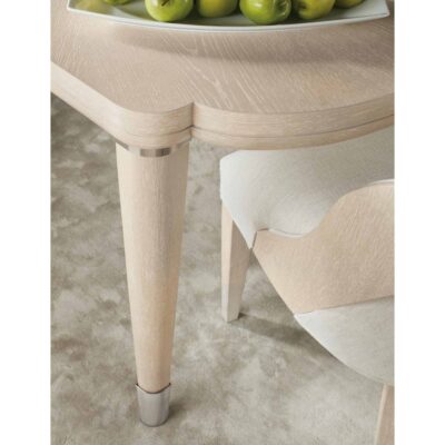 Alternative view of Nouveau Chic Rectangle Dining Table w/1-22in Leaf