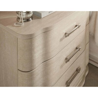 Alternative view of Nouveau Chic Three Drawer Nightstand