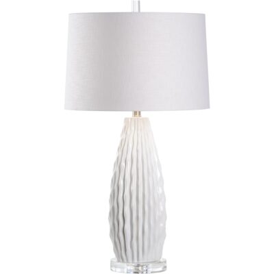 Saguaro Lamp - White