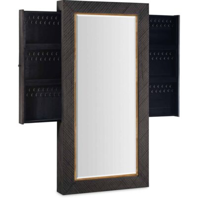 Alternative view of Big Sky Floor Mirror w/Jewelry Storage