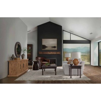 Alternative view of Big Sky Round Accent Mirror