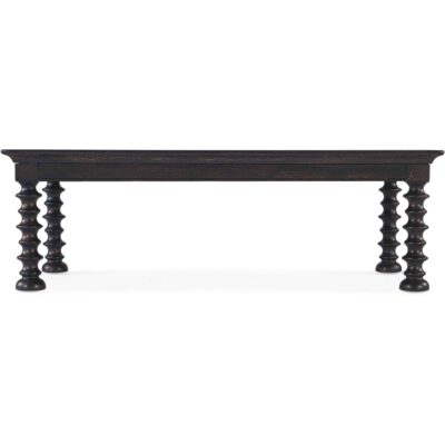 Alternative view of Big Sky Turned Leg Cocktail Table