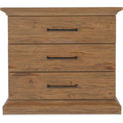 Alternative view of Big Sky Three Drawer Nightstand