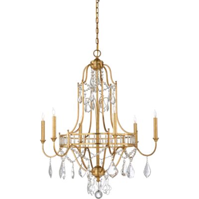 Buckhead Small Chandelier - Gold