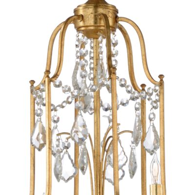 Alternative view of Buckhead Small Chandelier - Gold