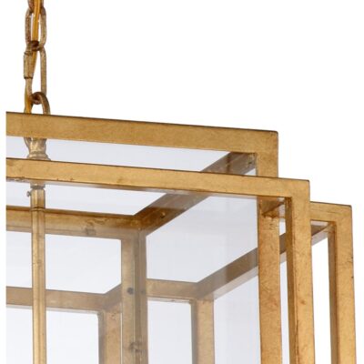 Alternative view of Amherst Chandelier - Gold