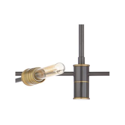 Alternative view of Pluton Chandelier - Gunmetal