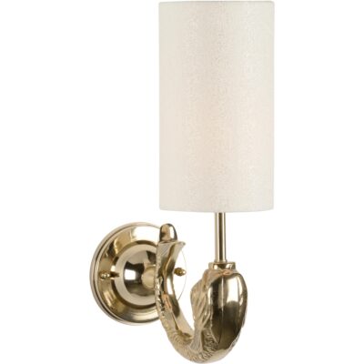 Alternative view of Dolphin Sconce - Gold