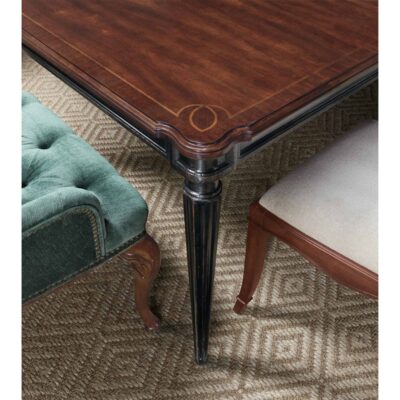 Alternative view of Charleston Rectangle Leg Dining Table w-2-22in leaves