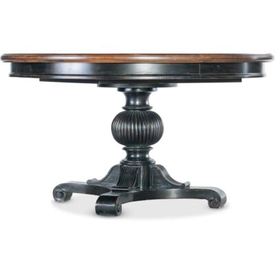 Charleston Round Pedestal Dining Table w/1-20in leaf