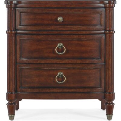 Alternative view of Charleston Three-Drawer Nightstand