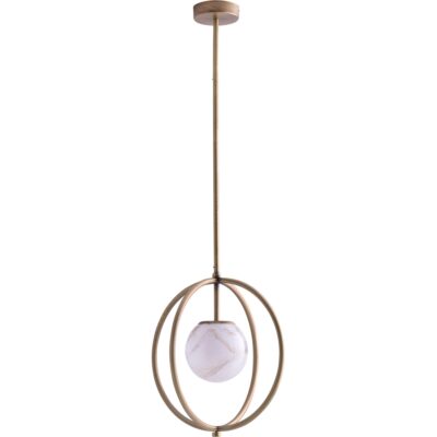 Alternative view of Donata Pendant - Bronze Marble