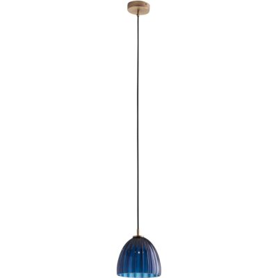 Caterina Single Pendant - Blue Avio