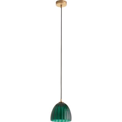 Alternative view of Caterina Single Pendant - Emerald Green