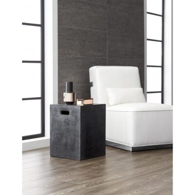 Alternative view of Castor End Table - White