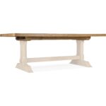 Driftwood Rectangle Dining Table with Two 20-inch Leaves - Image 11