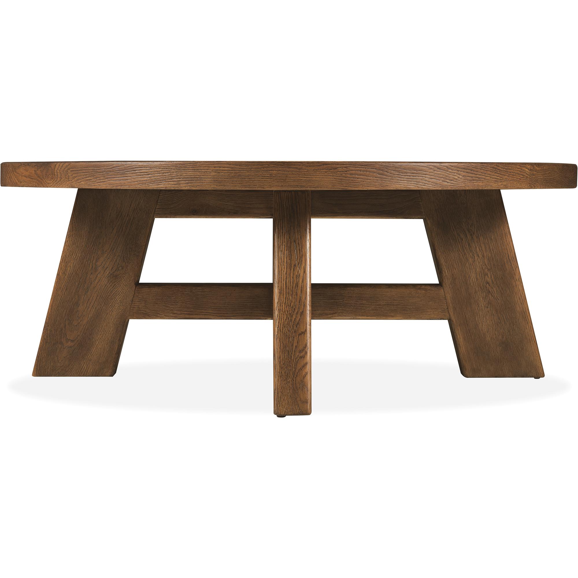 Driftwood Round Cocktail Table 2 Driftwood Round Cocktail Table - Image 2